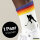 Unisex Socken Eishockey Silhouette Baumwolle