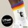 Unisex Socken Volleyball Silhouette Baumwolle