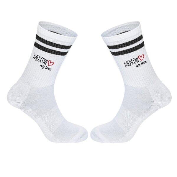 Unisex Socken Moscow my love Baumwolle