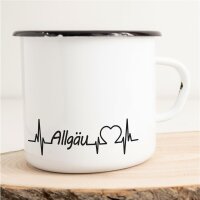 Emaille Tasse Allgäu Vintage 300ml