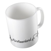 Kaffeetasse Fünfseenland Weiß 330ml