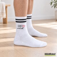 Unisex Socken Lehrte verliebt Baumwolle