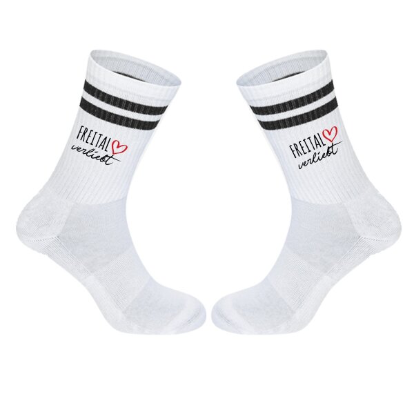 Unisex Socken Freital verliebt Baumwolle