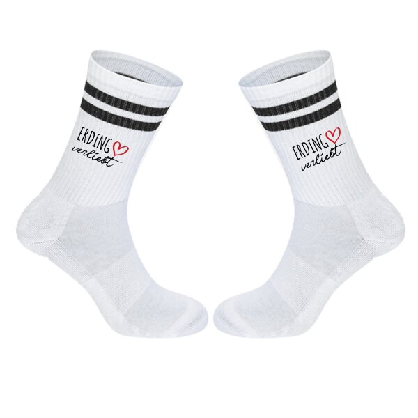 Unisex Socken Erding verliebt Baumwolle