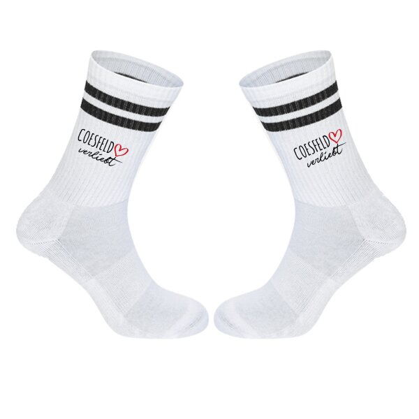 Unisex Socken Coesfeld verliebt Baumwolle