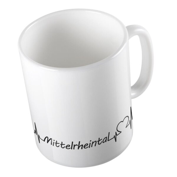 Kaffeetasse Mittelrheintal Weiß 330ml
