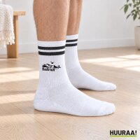 Unisex Socken Baltrum Strandmotiv Baumwolle