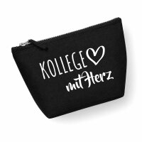 Kulturbeutel Kollege mit Herz 1 Liter Charcoal