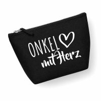Kulturbeutel Onkel mit Herz 1 Liter Charcoal