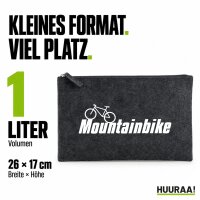 Kulturbeutel Mountain Bike Fahrrad 1 Liter Charcoal