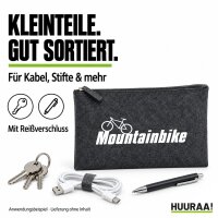 Kulturbeutel Mountain Bike Fahrrad 1 Liter Charcoal