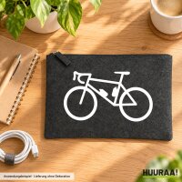 Kulturbeutel Bike Fahrrad 1 Liter Charcoal