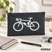Kulturbeutel Bike Fahrrad 1 Liter Charcoal
