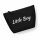 Kulturbeutel Little Boy Schriftzug 1 Liter Charcoal