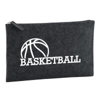 Kulturbeutel Basketball Ball 1 Liter Charcoal