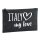 Kulturbeutel Italy my love 1 Liter Charcoal