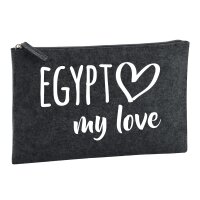 Kulturbeutel Egypt my love 1 Liter Charcoal