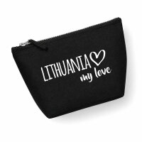 Kulturbeutel Lithuania my love 1 Liter Charcoal