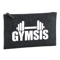 Kulturbeutel Gymsis Hantel 1 Liter Charcoal