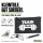 Kulturbeutel Train hard Hantel 1 Liter Charcoal