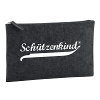 Kulturbeutel Sch&uuml;tzenkind Vintage 1 Liter Charcoal