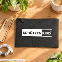 Kulturbeutel Sch&uuml;tzenkind Modern 1 Liter Charcoal