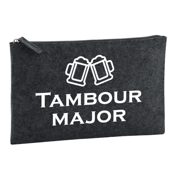 Kulturbeutel Tambourmajor Schützenfest 1 Liter Charcoal
