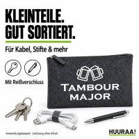 Kulturbeutel Tambourmajor Schützenfest 1 Liter Charcoal