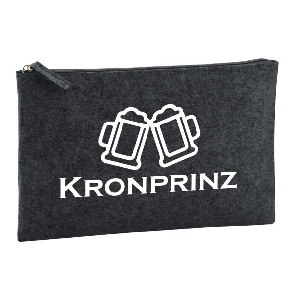 Kulturbeutel Kronprinz Schützenfest 1 Liter Charcoal