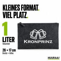 Kulturbeutel Kronprinz Schützenfest 1 Liter Charcoal