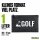 Kulturbeutel Golf Schriftzug 1 Liter Charcoal