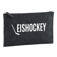 Kulturbeutel Eishockey Hockey 1 Liter Charcoal
