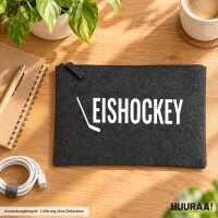 Kulturbeutel Eishockey Hockey 1 Liter Charcoal