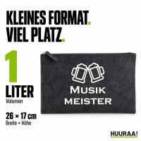 Kulturbeutel Musikmeister Spielmanszug 1 Liter Charcoal