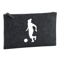 Kulturbeutel Soccer Fu&szlig;ball 1 Liter Charcoal