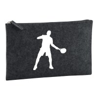 Kulturbeutel Tennis Silhouette 1 Liter Charcoal