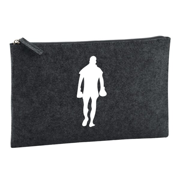 Kulturbeutel Boxer Silhouette 1 Liter Charcoal