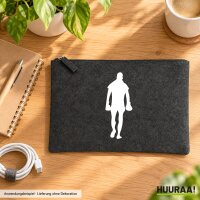 Kulturbeutel Boxer Silhouette 1 Liter Charcoal