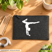 Kulturbeutel Turnen Gymnastik 1 Liter Charcoal