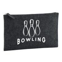 Kulturbeutel Bowling Pinns 1 Liter Charcoal