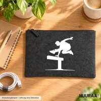 Kulturbeutel Parkour Freerunning 1 Liter Charcoal