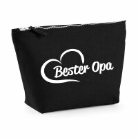 Kulturbeutel Bester Opa Herz 1 Liter Charcoal
