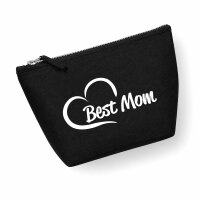 Kulturbeutel Best Mom Heart 1 Liter Charcoal