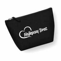 Kulturbeutel Najlepszy Brat Serce 1 Liter Charcoal