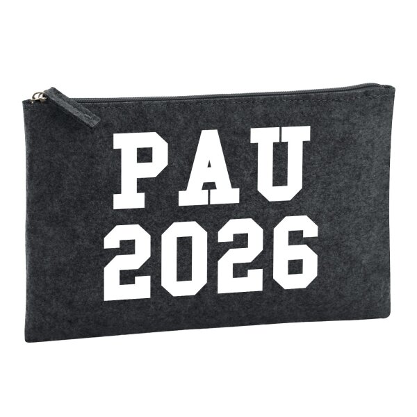 Kulturbeutel PAU 2026 Abschluss Spanien 1 Liter Charcoal