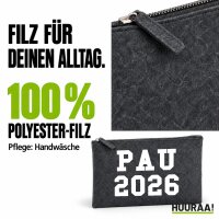 Kulturbeutel PAU 2026 Abschluss Spanien 1 Liter Charcoal