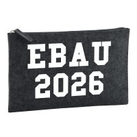 Kulturbeutel EBAU 2026 Abschluss Spanien 1 Liter Charcoal