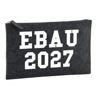 Kulturbeutel EBAU 2027 Abschluss Spanien 1 Liter Charcoal