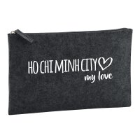 Kulturbeutel Ho Chi Minh City my love 1 Liter Charcoal