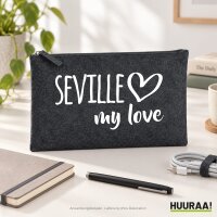 Kulturbeutel Seville my love 1 Liter Charcoal